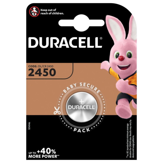 Duracell CR2450 lithium gombelem bliszteres/1