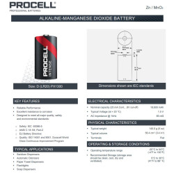 Duracell Procell Intense Power PX1300 (D) góliát ipari elem fóliás/2 1,5V