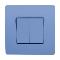 EL BASIC TG103 2 BUTTONS 1 WAY SWITCH BLUE-OLD