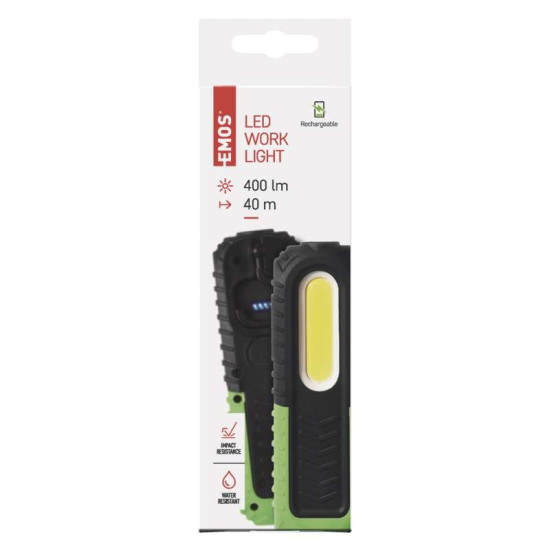 EMOS akkumulátoros LED lámpa 5 W COB + 3W CREE LED P4531