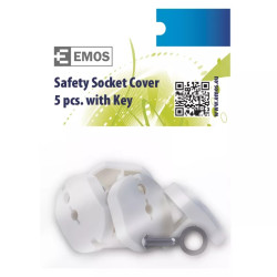 EMOS Biztonsági konnektorvédő 5db + kulcs A9000