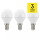 EMOS Classic LED izzó kisgömb E14 6W 470lm természetes fehér 3db ZQ1221.3