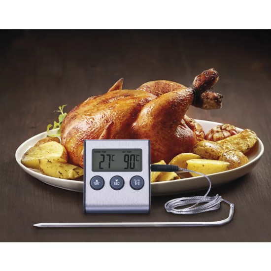 EMOS Digitális grillhőmérő időzítővel E2157