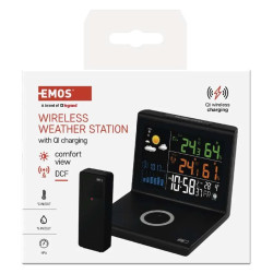 EMOS E8010 időjárás állomás vezeték nélküli töltéssel
