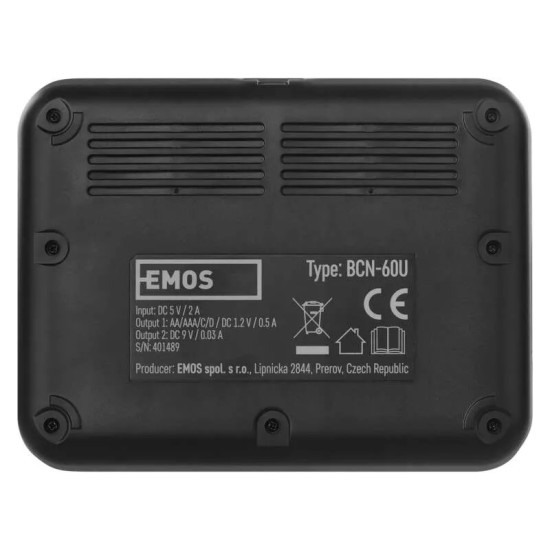 EMOS Elemtöltő BCN-60U N9361