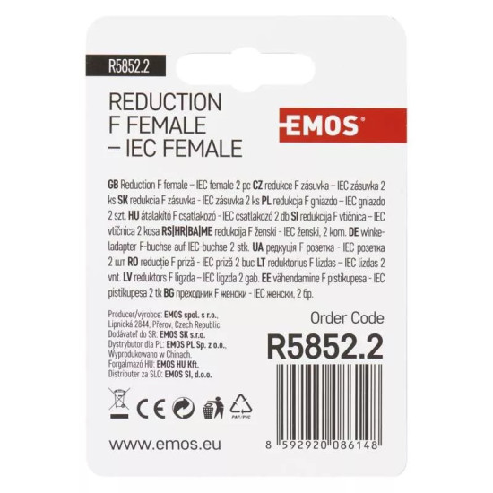 EMOS F-IEC átalakító R5852.2