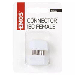EMOS IEC csatlakozó ferde 2db/bliszter K1821.2