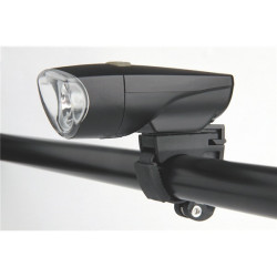 EMOS kerékpár lámpa első 1W-os leddel,fekete 3xAAA P3915