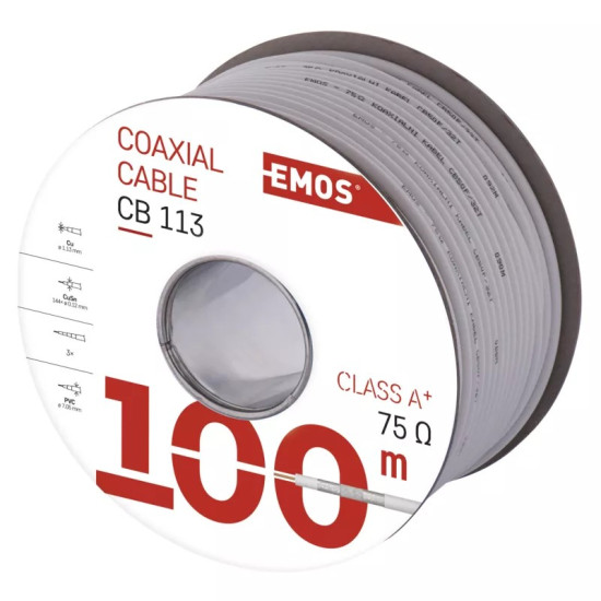 EMOS Koax kábel CB113 100m S5261