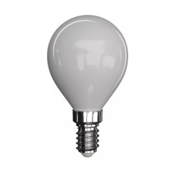 EMOS LED Filament Izzó Kisgömb 4,2W E14 465lm meleg fehér Z74233