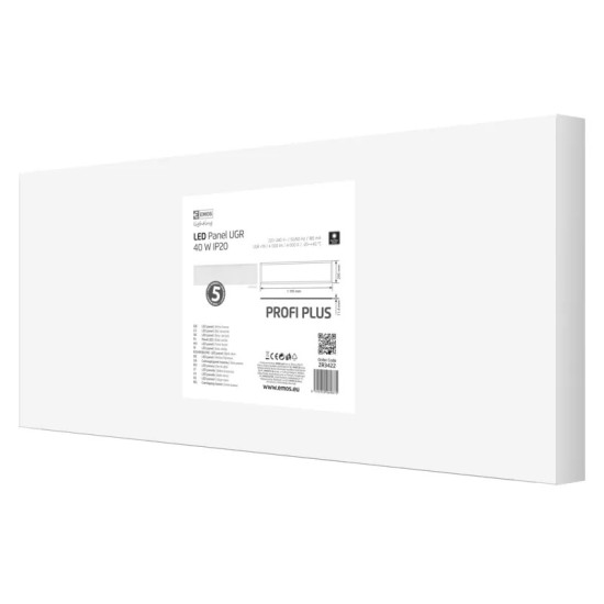 EMOS LED panel 40W 4000lm UGR IP20 természetes fehér  ZR3422