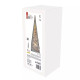 EMOS LED piramis, fa, 36 cm, 2x AA, beltéri, meleg fehér, időzítő ZY2335