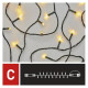EMOS LED sorolható karácsonyi füzér, 5 m, kültéri és beltéri, meleg fehér D1AW02