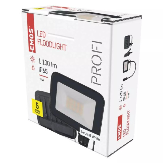 EMOS PROFI LED reflektor 10W 1100lm IP65 természetes fehér ZS2612