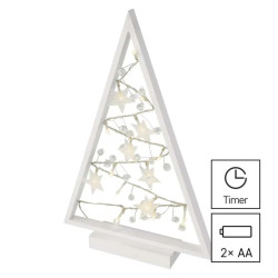 EMOS világító feldíszített karácsonyfa, 40 cm, beltéri, meleg fehér, id. DCWW27