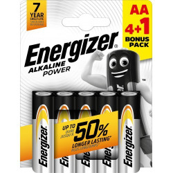 Energizer Alkaline Power AA ceruza alkáli elem LR6 Bl/4+1