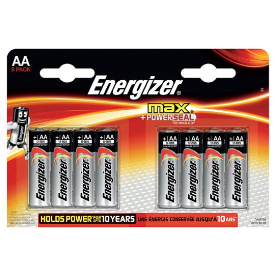 Energizer Max AA ceruza elem LR6 bl/8