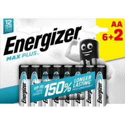 Energizer MAX Plus AA ceruza elem LR6 BL/6+2
