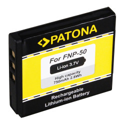 FUJIFILM kamera akku FinePix F50fd,NP-50,100fd utángyártott (Patona)3,7V 750mAh