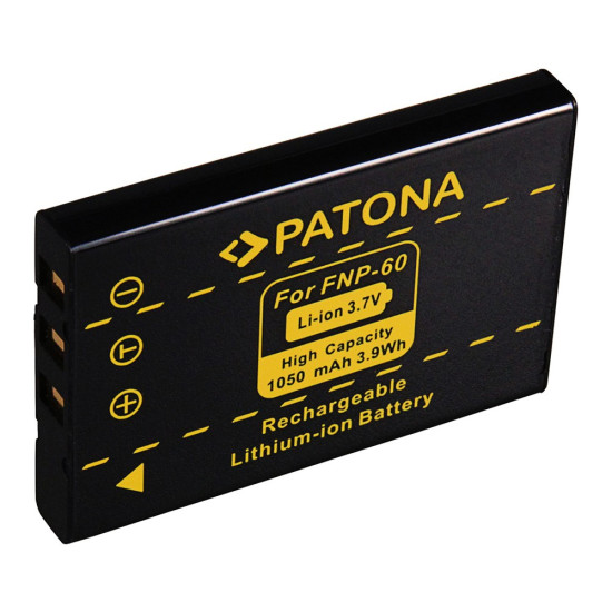 FUJIFILM kamera akku NP-60 23002 NP-60 NP-60  utángyártott (Patona) 3,7V 1050mAh