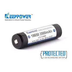 KeepPower 18650 3,7V 3500mAh 10A Li-ion akkumulátor,védelemmel
