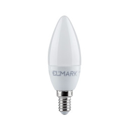 ELMARK LED CANDLE C37 7W E14 4000K 110LM/W HIGH EFFICIENCY