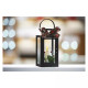 LED dekoráció-karácsonyi lámpa gyertyával, fekete, 22 cm, 3x AAA, beltéri DCLV14