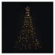 LED karácsonyfa, fém, 180 cm, kültéri és beltéri, meleg fehér, időzítő DCTW02