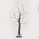 LED karácsonyfa, havas, 60 cm, 3x AA, beltéri, meleg fehér, időzítő ZY2253
