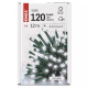 LED karácsonyi fényfüzér, 12 m, kültéri és beltéri, hideg fehér, időzítő ZY0803T