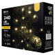 LED karácsonyi fényfüzér, 24 m, kültéri és beltéri, meleg fehér, időzítő ZY1705T