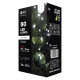 LED karácsonyi fényfüzér, 8 m, kültéri és beltéri, hideg fehér, időzítő ZY0802T
