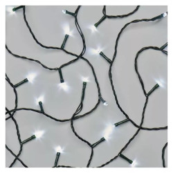 LED karácsonyi fényfüzér,18m,kültéri és beltéri,hideg fehér,programokkal ZY2159