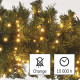 LED karácsonyi fényfüzér – süni, 8m,kültéri és beltéri,vintage,időzítő ZY2037T