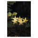 LED karácsonyi leszúrható csillagok,30cm, kültéri és beltéri, meleg fehér ZY2351