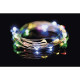 LED karácsonyi nano fényfüzér, 1,9 m, 2x AA, beltéri, többszínű, időzítő ZY1951