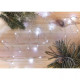 LED karácsonyi nano fényfüzér, 1,9 m, 2x AA, beltéri,hideg fehér, időzítő ZY1950