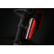 MAARS MR 805B hátsó kerékpár lámpa tölthető COB LED-es piros 150 lumen