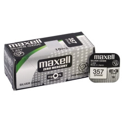 Maxell 357,303 ezüst-oxid gombelem (SR44,R1154) 1,55V