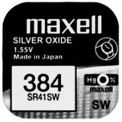 Maxell 384 ezüst-oxid gombelem (SR736SW,1134) 1,55V
