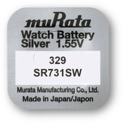MURATA(Sony) 329,SR731SW ezüst-oxid gombelem 1,55V bl/1