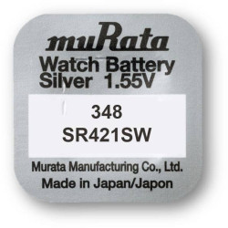 MURATA(Sony) 348 SR421SW ezüst-oxid gombelem 1,55V bl/1