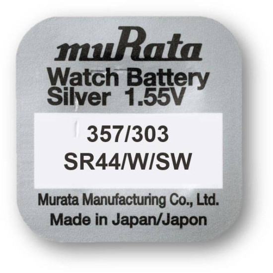 MURATA(Sony) 357/303 SR44 ezüst-oxid gombelem 1,55V bl/1