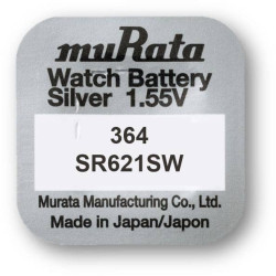 MURATA(Sony) 364 (SR60,SR621SW) ezüst-oxid gombelem 1,55V bl/1
