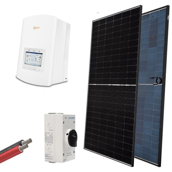 ON GRID SOLAR SYSTEM SET 1P/3.6KW WITH PANEL 580W
