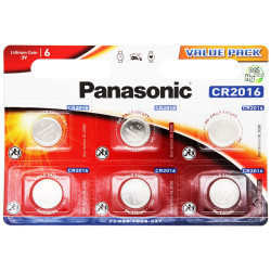 Panasonic CR2016 lithium elem 3V bl/6