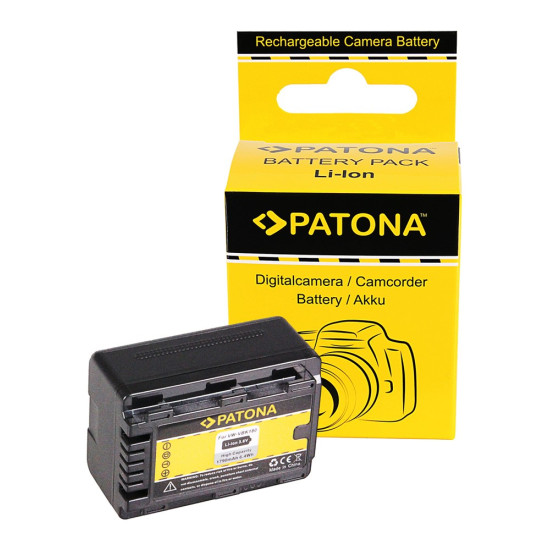 Panasonic kamera akku VW-VBK180 utángyártott(Patona) 3,6V 1790mAh