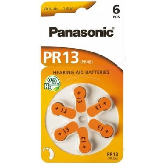 Panasonic PR48 "13" hallókészülék elem BL/6