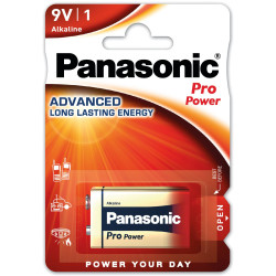 Panasonic Pro Power 9V-os alkáli elem 6LR61 bl/1