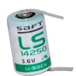 SAFT lithium elem 3,6V 1/2 AA (1/2 ceruza) LS14250 "U" forrfüllel